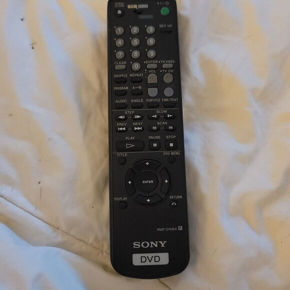 SONY RMT-D108A DVD Remote Control For DVP-S530D DVP-S533D TESTED WORKS - Picture 1 of 7